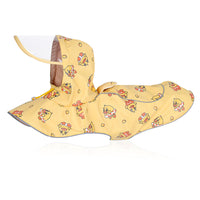 Waterproof Reflective Cape Raincoat Transparent PU Dog