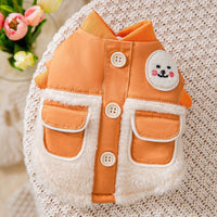Pet ClothesLapel Hat Waistcoat Cotton-padded Small And Medium-sized Dogs Cats