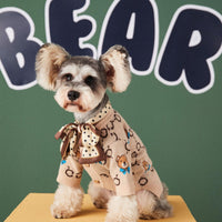 Pet Teddy Schnauzer Pomeranian Sweater Cardigan