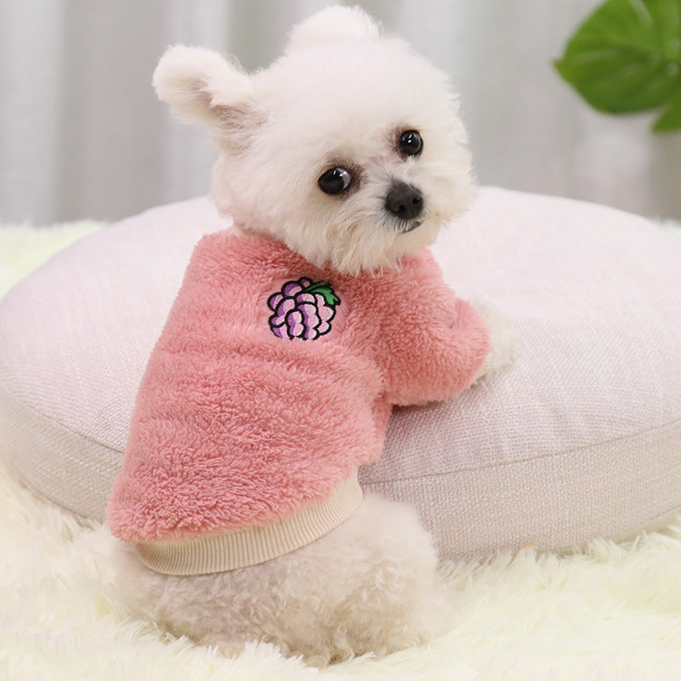 Warm Two-legged Dog Clothes New Year's Clothing